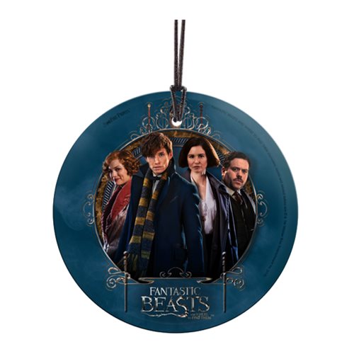 Fantastic Beasts and Where to Find Them Newt and Friends StarFire Prints Hanging Glass Ornament